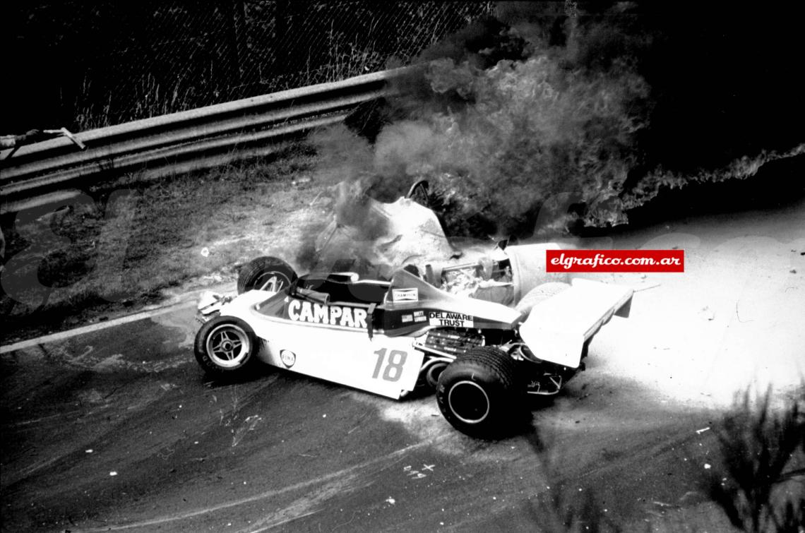 Imagen El accidente que cambió la vida de Niki Lauda.