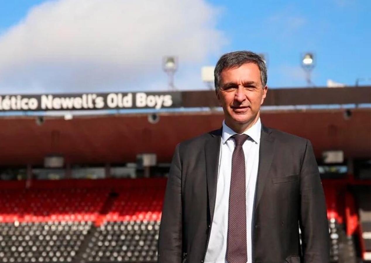 Imagen Ignacio Astore, presidente de Newell's, se refirió sin nombrarlo a la posible llegada de Banega.