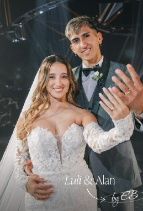 Imagen Alan Lescano se casó junto a su pareja