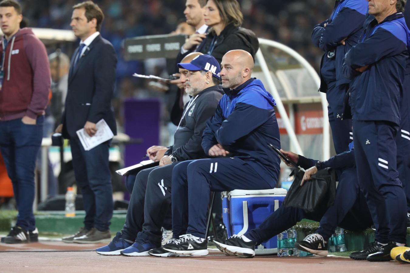 Imagen Con Diego, del que fue ayudante de campo en Gimnasia. Foto: Fotobaires