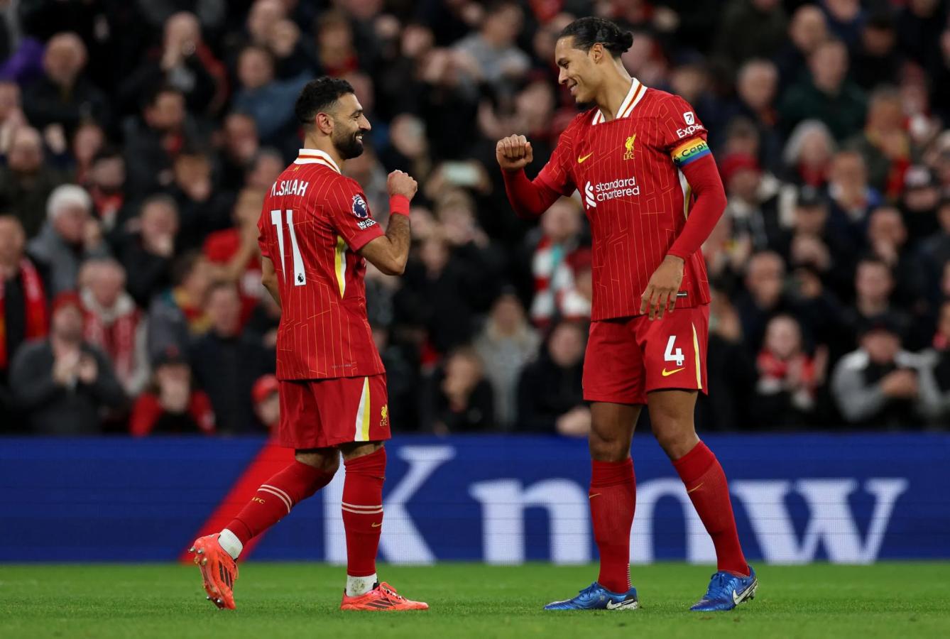Imagen Los referentes de Liverpool, como el capitán van Dijk, se han puesto del lado de Salah.