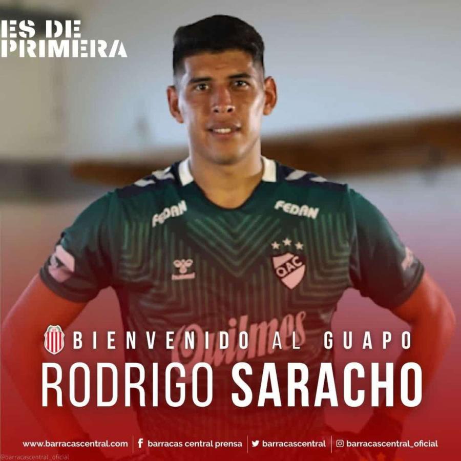 Imagen Saracho, de Quilmes a Barracas Central 