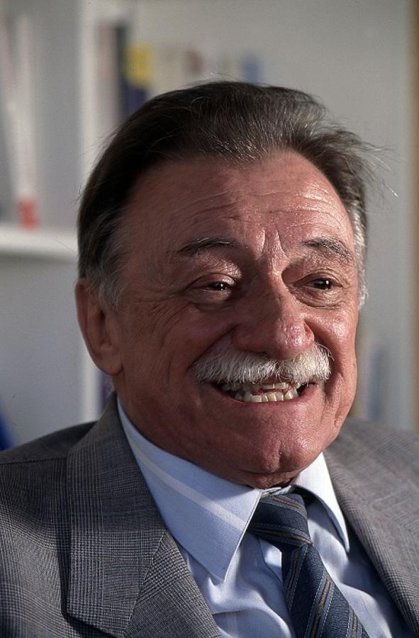 Imagen Benedetti cuando realizó la nota con El Gráfico en 1996. Foto: GERARDO HOROVITZ