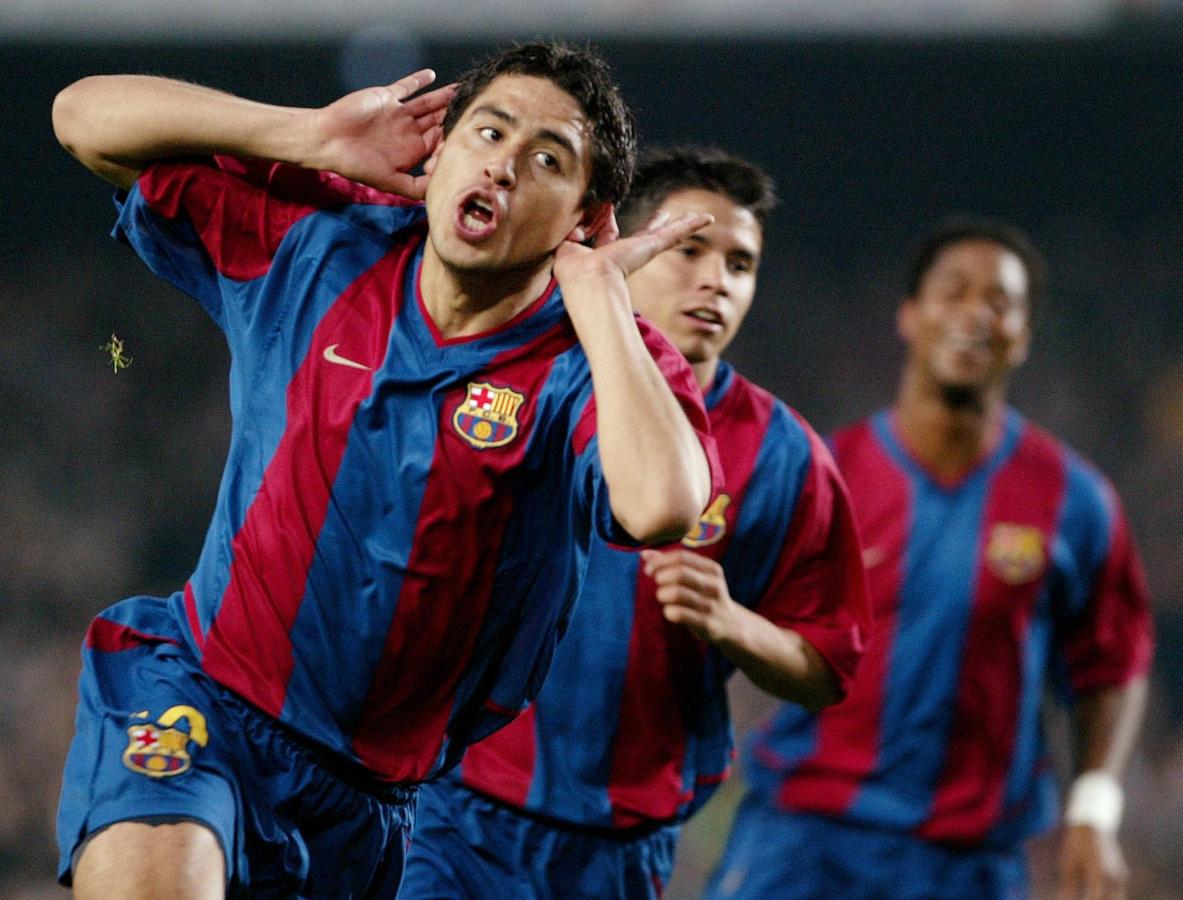 Imagen Riquelme en Barcelona (AFP)