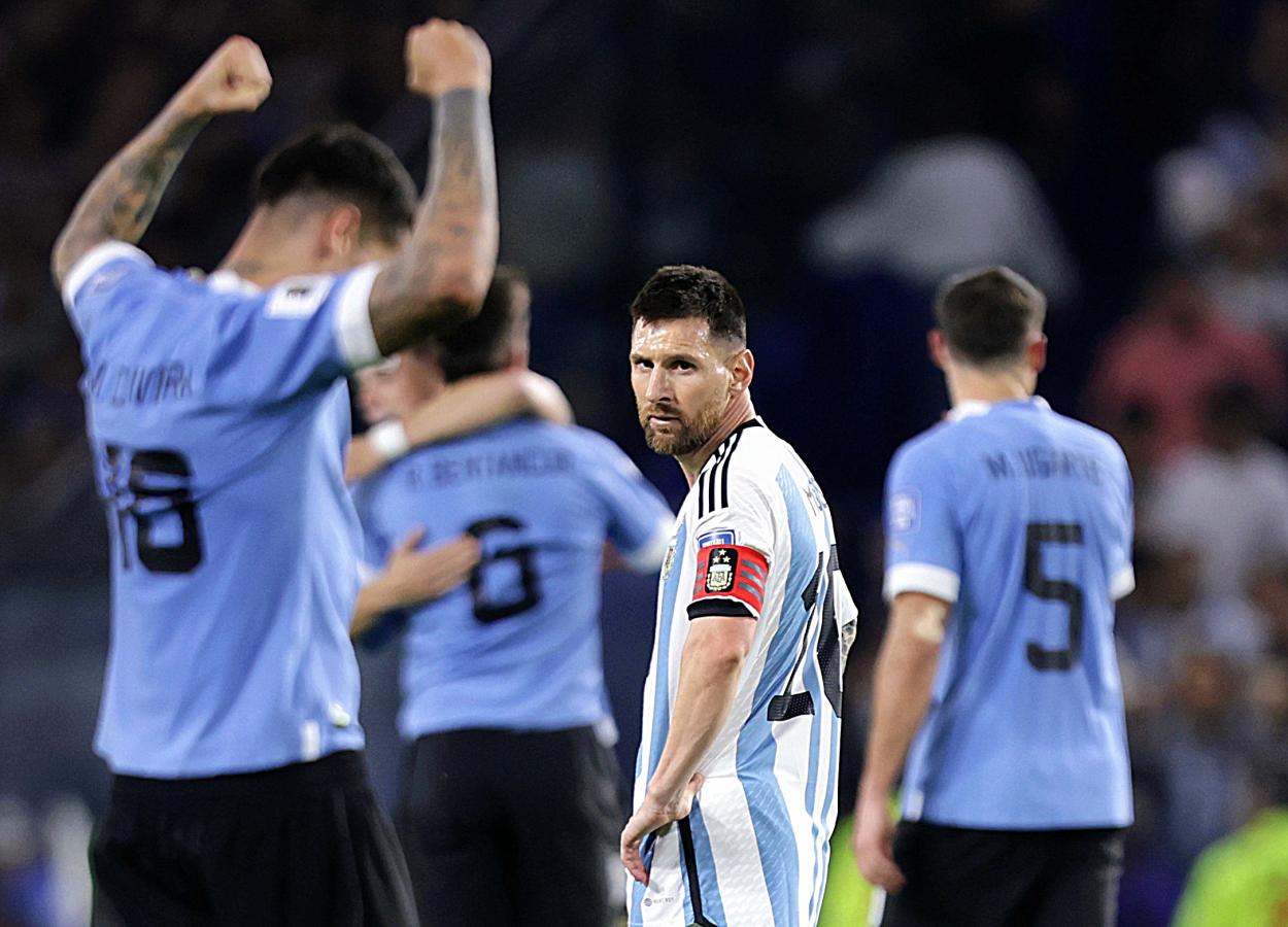 Uruguay le está ganando a Argentina en la Bombonera