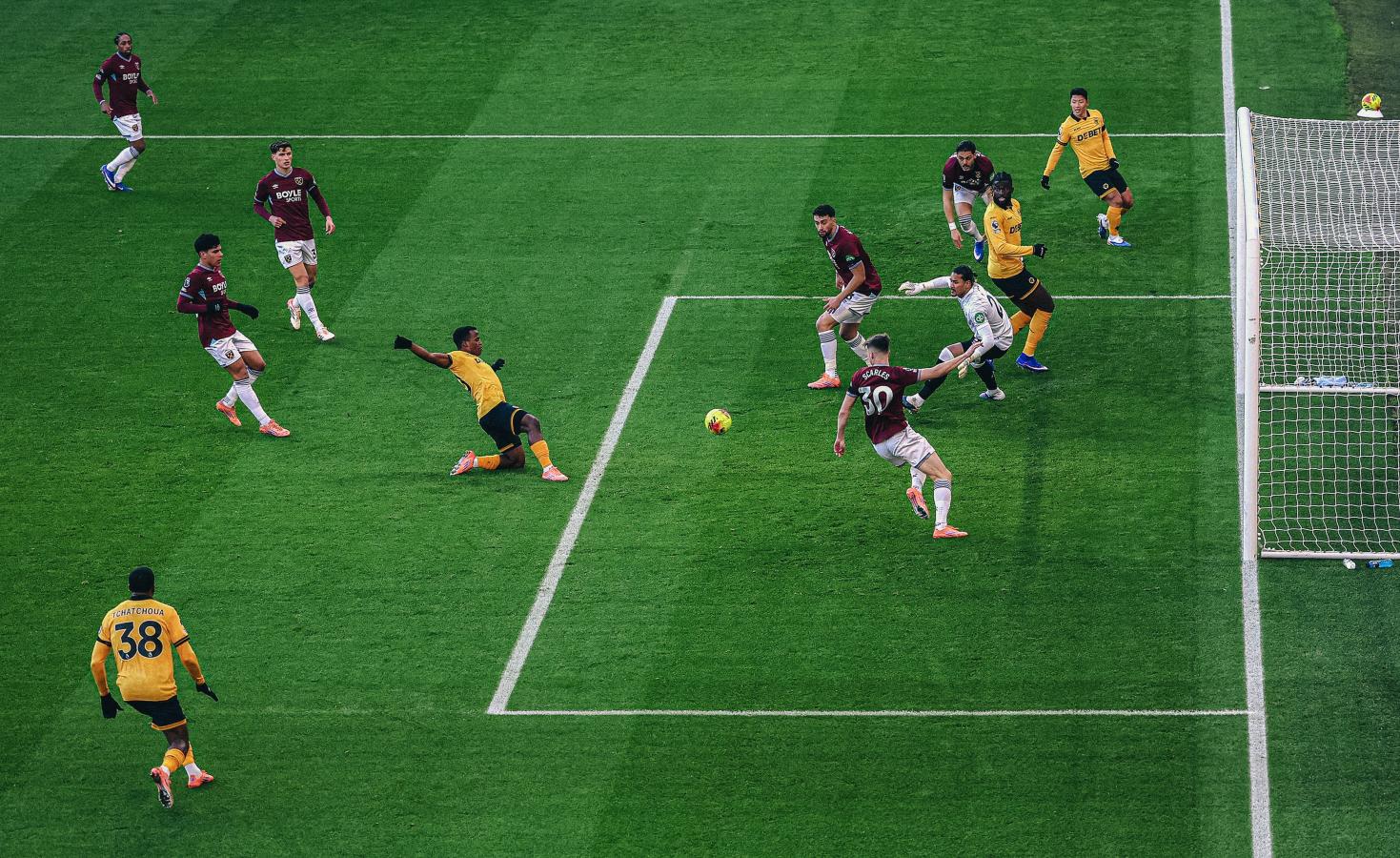 Imagen La definición de Jhon Arias para abrir el marcador en Molineux.
