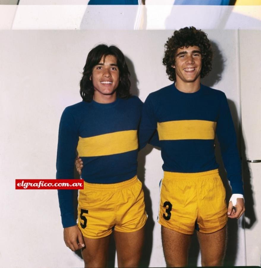 CON MARCELO Trobbiani empezaron juntos en Boca y fueron campeones con la Selección Juvenil en el torneo de Toulon.