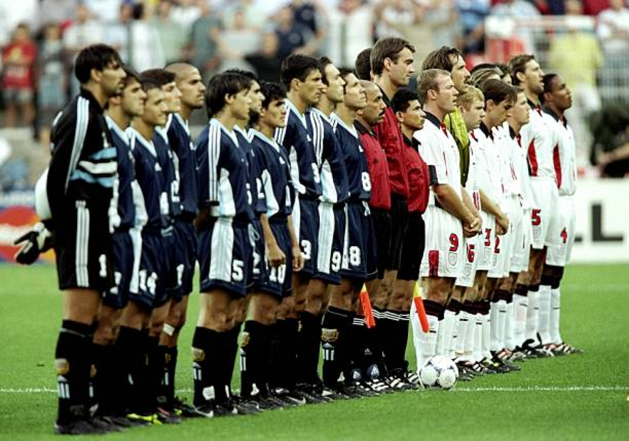 Imagen Épico triunfo de Argentina en octavos de final del Mundial 1998
