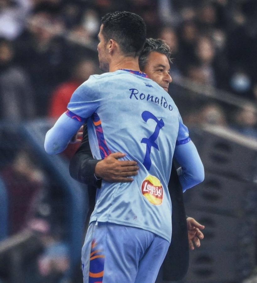 Imagen Gallardo admitió haber tentado a Cristiano Ronaldo para jugar el Mundial de Clubes.