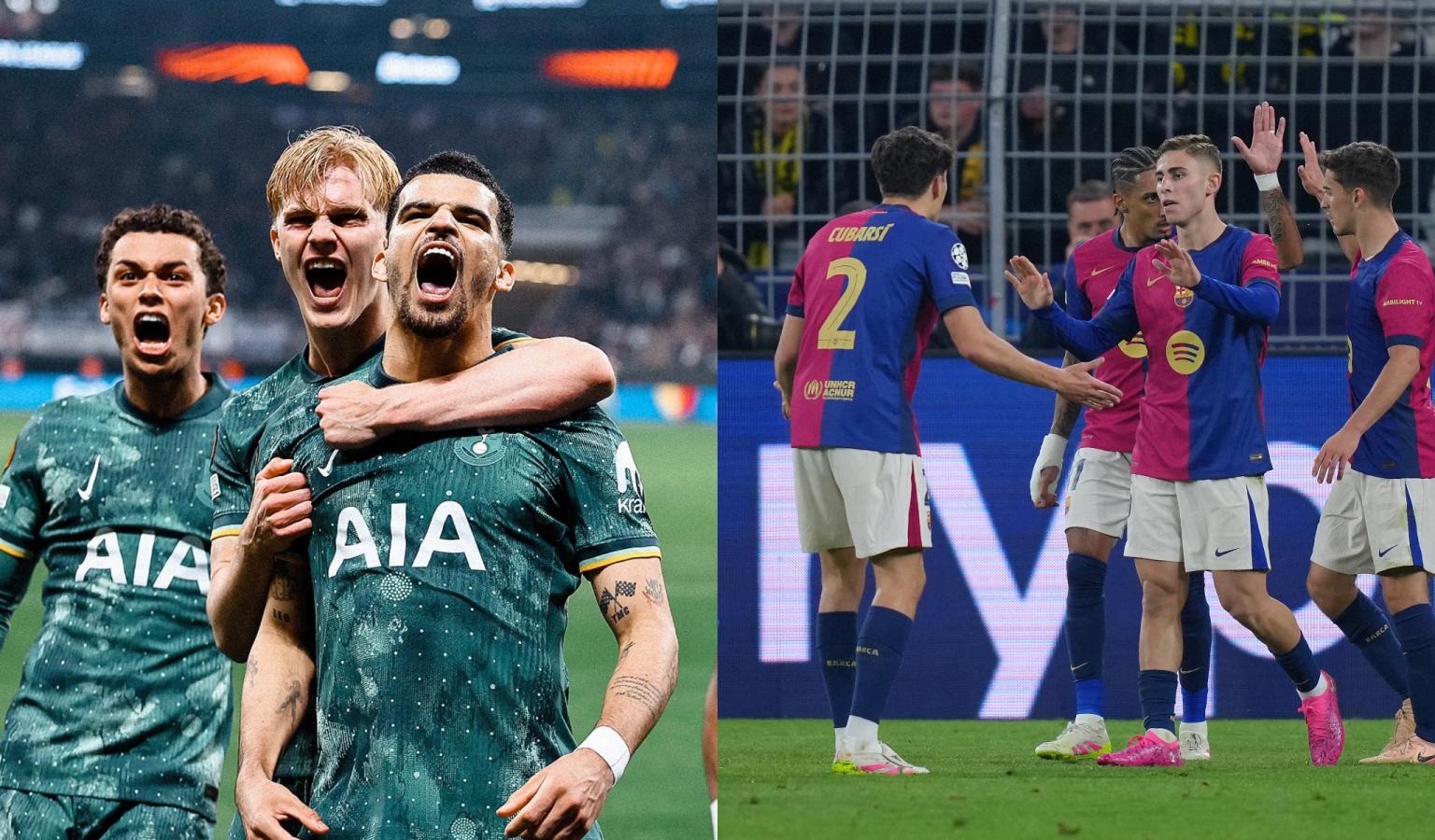 Imagen de La marca top que comparten Tottenham y Barcelona en las Cinco Grandes Ligas de Europa