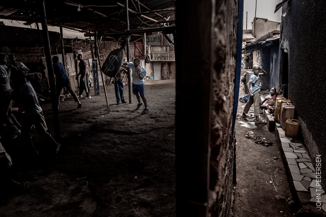 "Boxeo en Katanga". Foto: John T. Pedersen (AP)