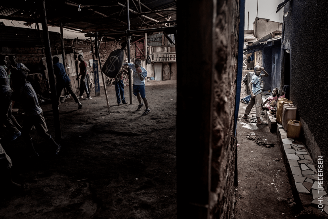 Imagen "Boxeo en Katanga". Foto: John T. Pedersen (AP)