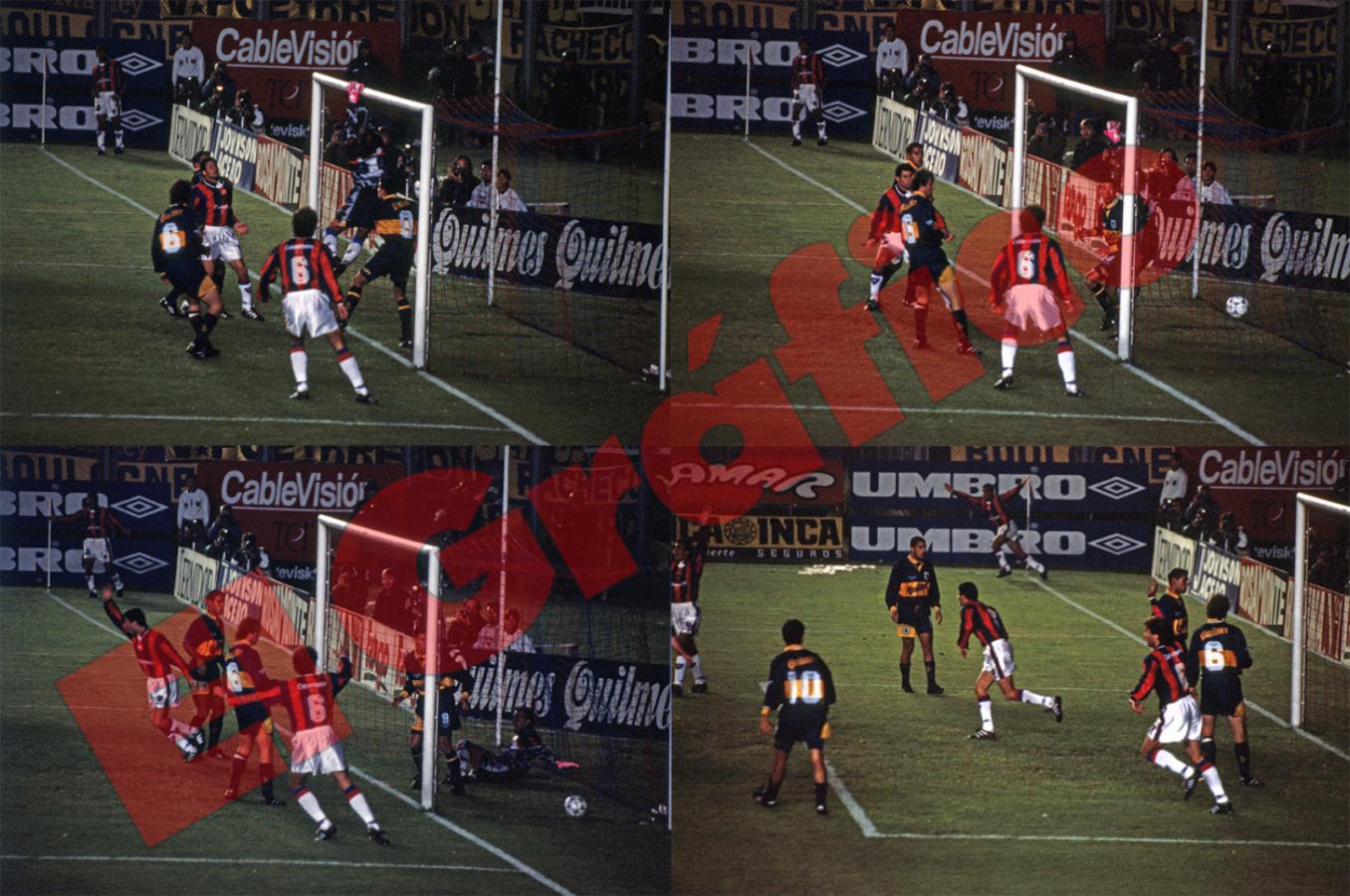 Clausura 1996, otro golazo, esta vez Boca Juniors.