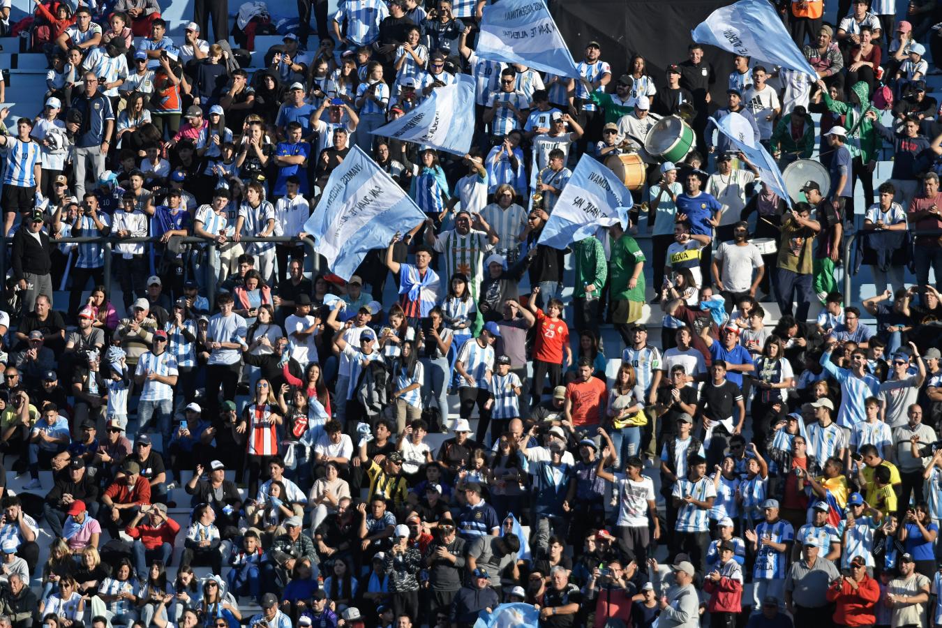 Imagen Los partidos de Argentina, a cancha llena en el Mundial Sub 20 (Andres Larrovere / AFP)