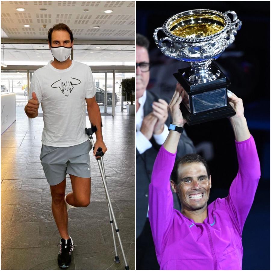 Imagen Rafa Nadal conquistó Australia. Hace 5 meses fue operado en su pie.
