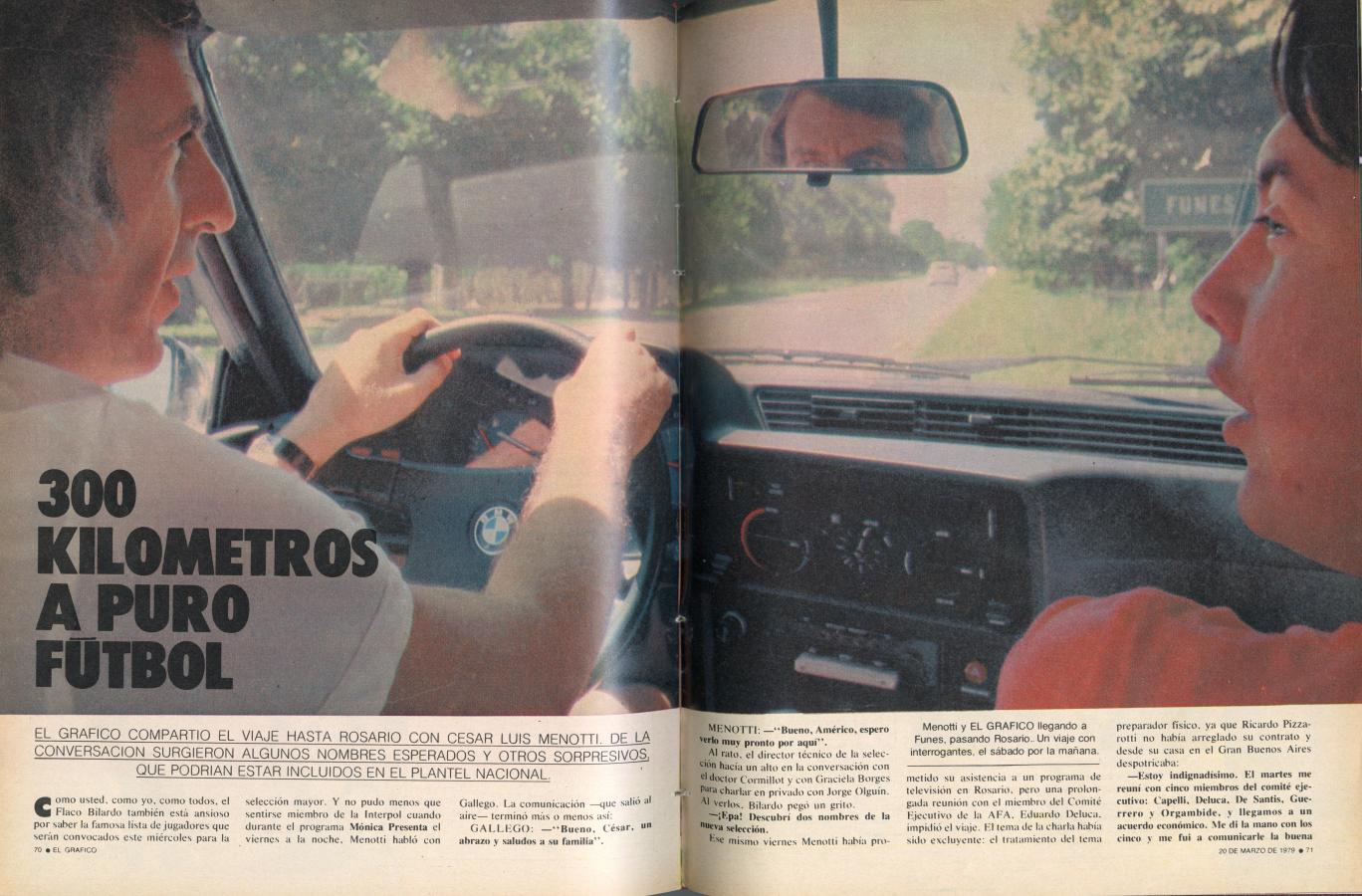 Imagen "300 kilómetros de puro fútbol", el viaje de Guillermo Blanco y César Luis Menotti en 1979
