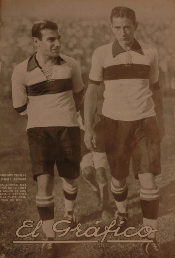 Imagen Tapa de El Gráfico del número 553, Varallo y Morgada en Gimnasia.