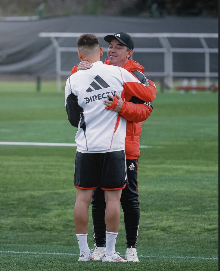 Imagen Echeverri y Gallardo coincidieron pocos meses en River. ¿Habrá una segunda parte?