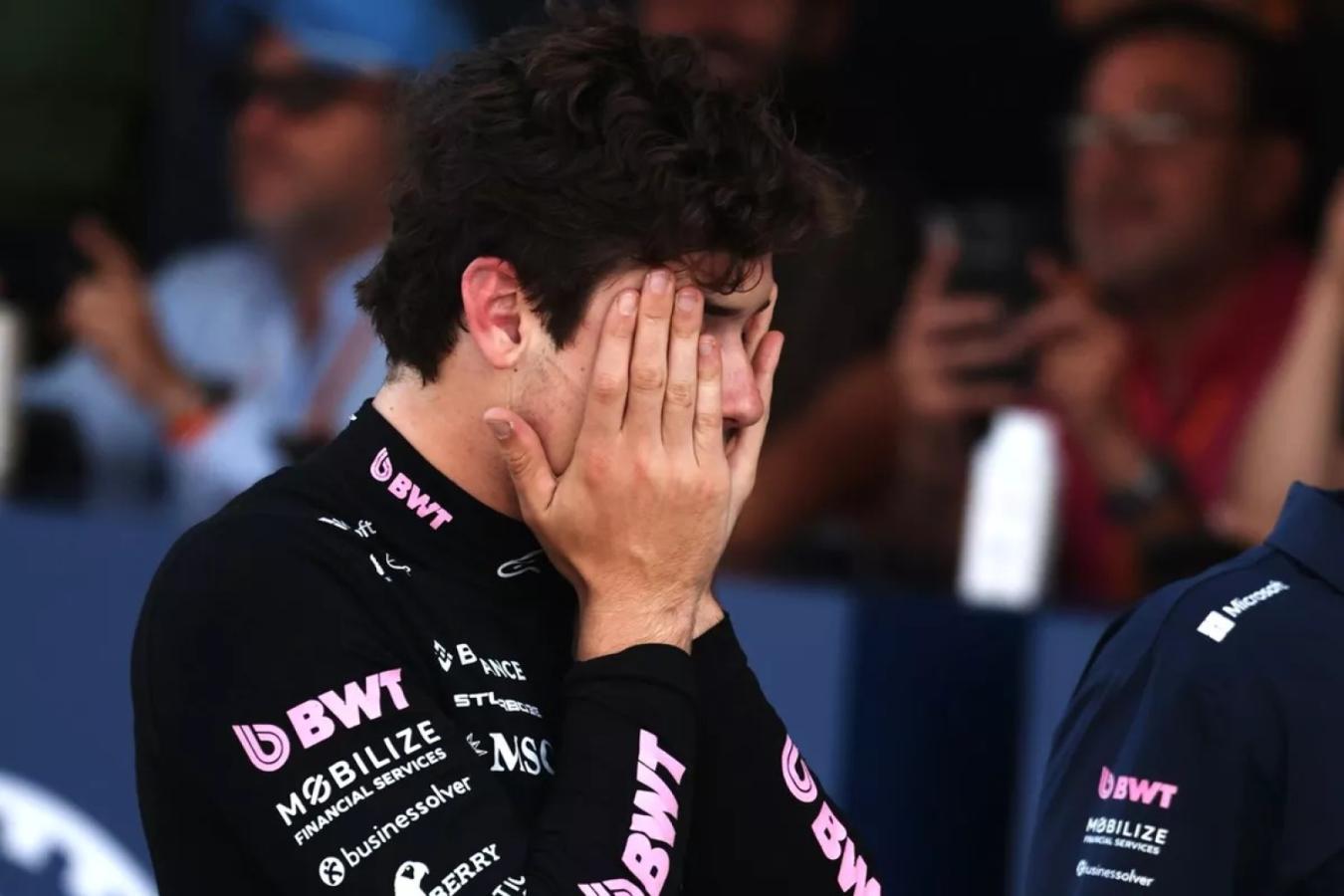 Imagen Franco Colapinto no pudo ocultar su decepción en Montmeló.