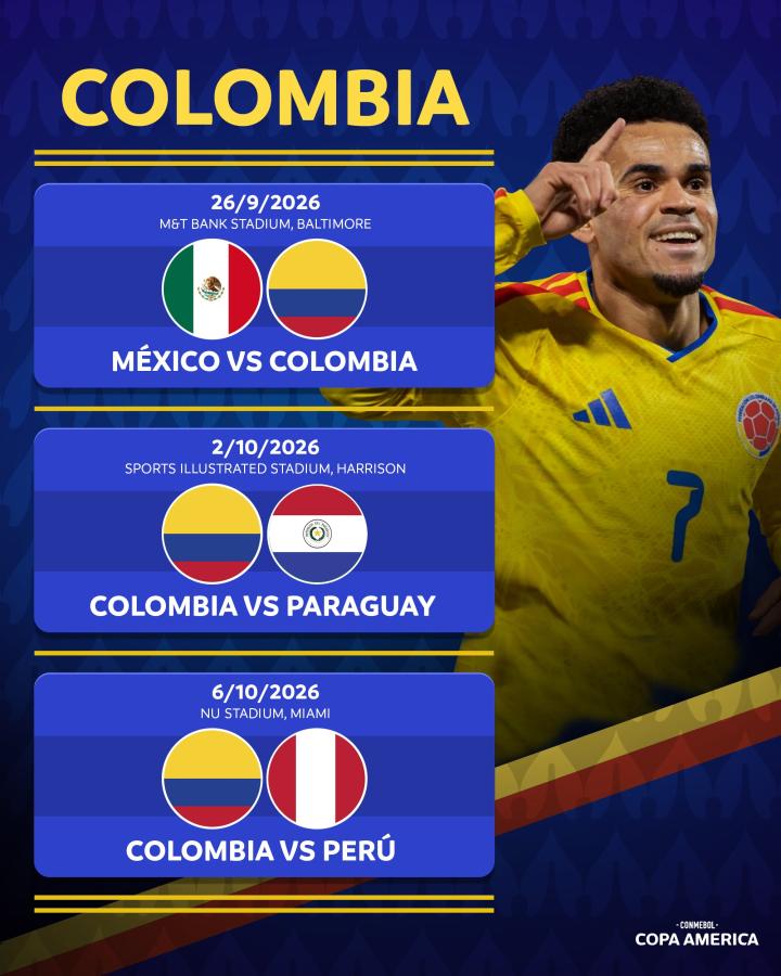 Imagen Amistosos de Colombia