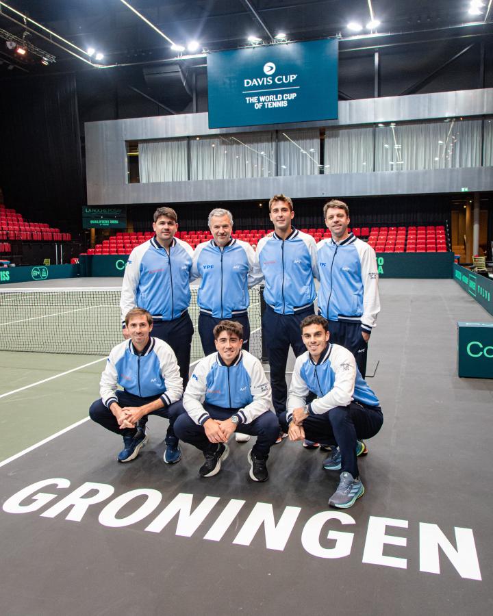 Imagen El equipo argentino, unico para dar el golpe en Groningen.