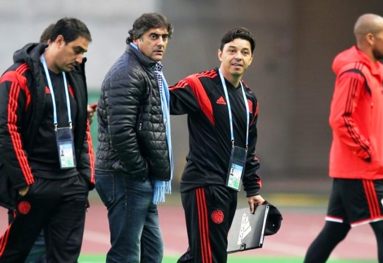 Imagen Francescoli y Gallardo, en 2015. En esta segunda etapa, el uruguayo se corrió un poco en el armado del plantel.