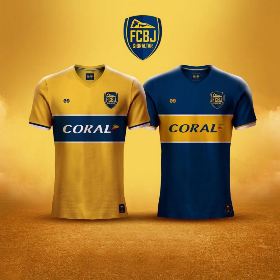 Camisetas de Boca Gibrlatar, inspiradas en el homónimo argentino