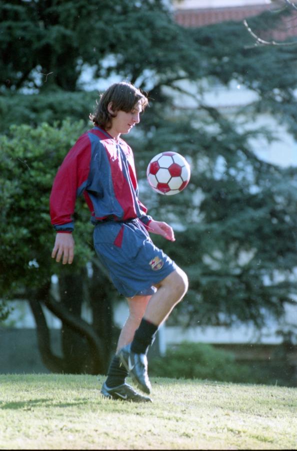 Imagen Messi y su gran amor: la pelota