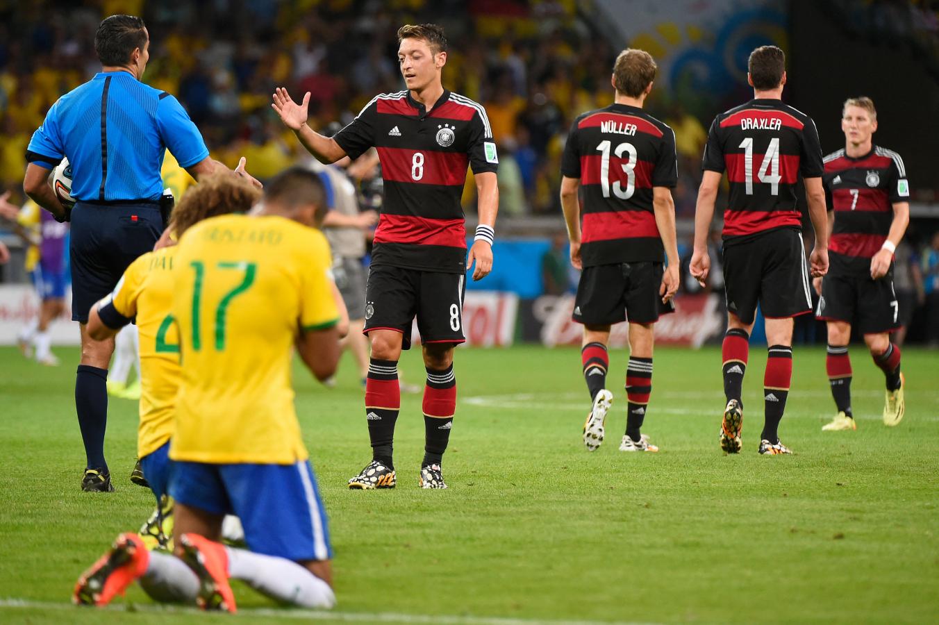 Imagen Brasil acaba de ser goleada por 1 a 7 por Alemania. (FABRICE COFFRINI / AFP)