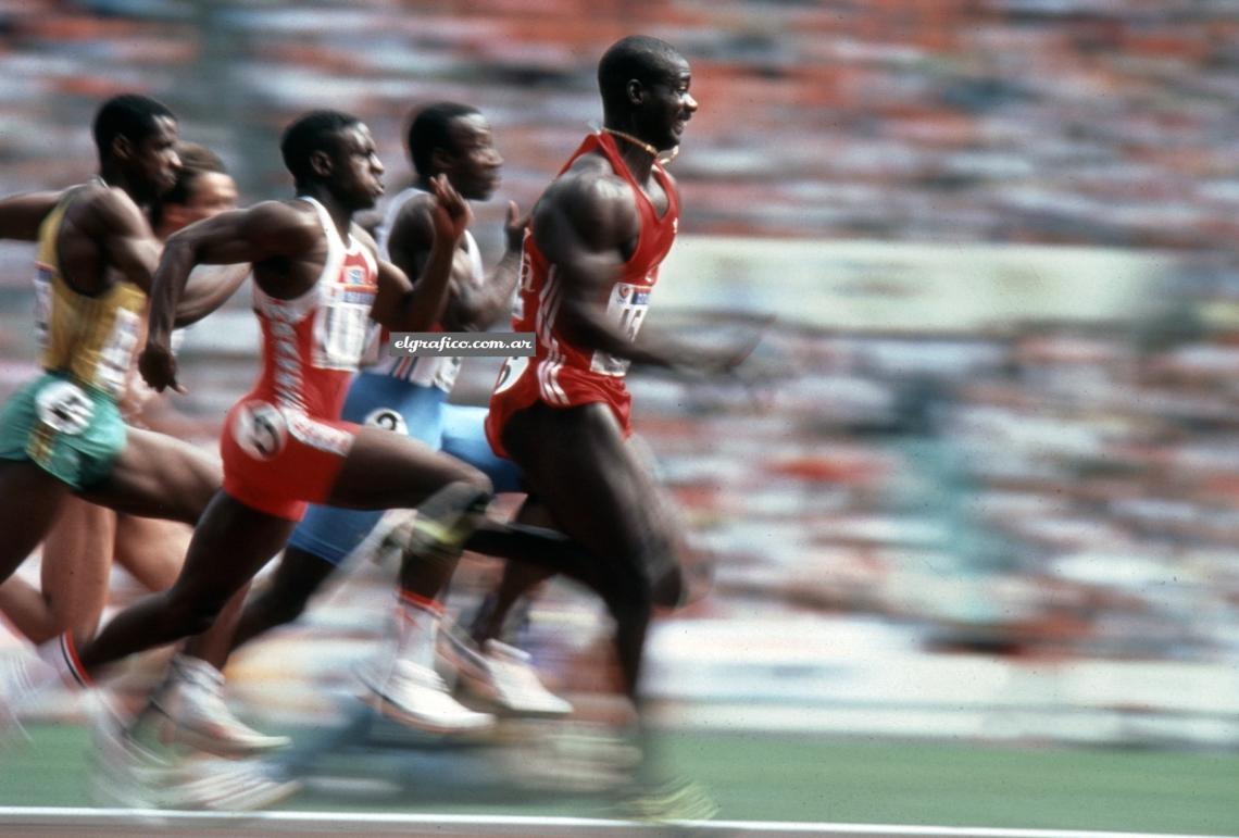 Imagen Benjamin Sinclair "Ben" Johnson toma la delantera en la carrera que lo llevaría a un gloria efímera.