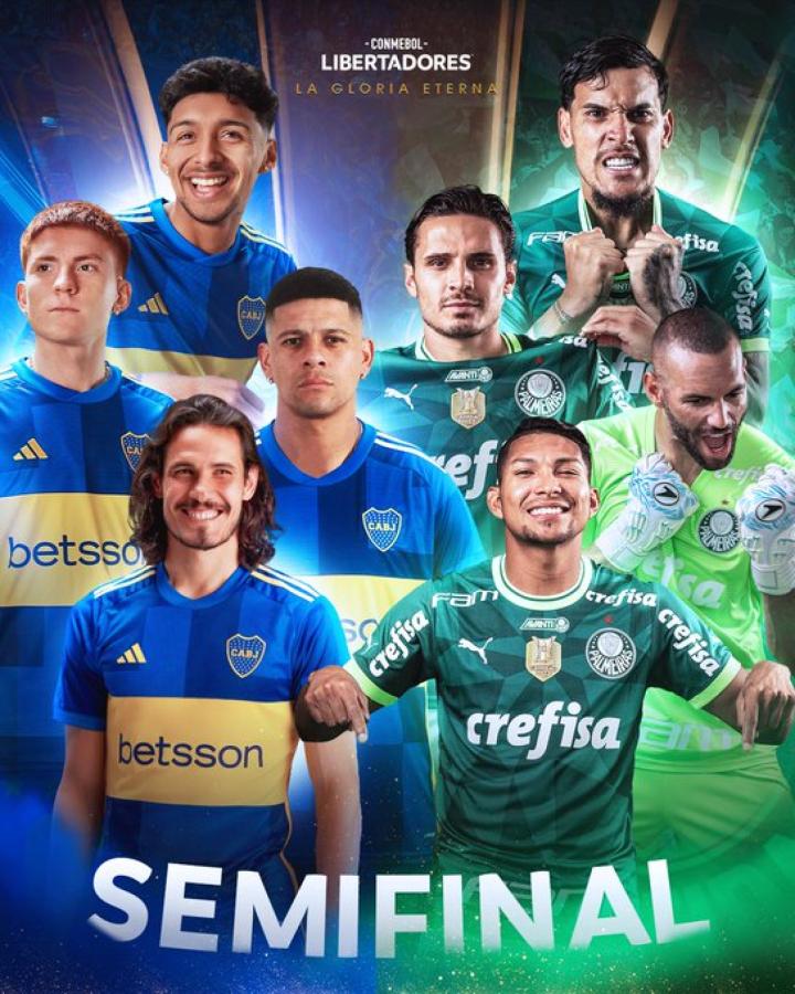 Imagen Boca - Palmeiras, por un lugar en la final de la Copa Libertadores 2023