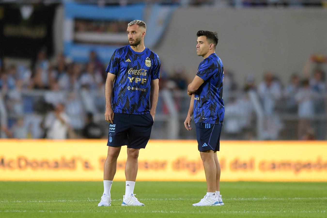 Imagen Acuña será desafectado y Pezzella está en duda. Foto: AFP