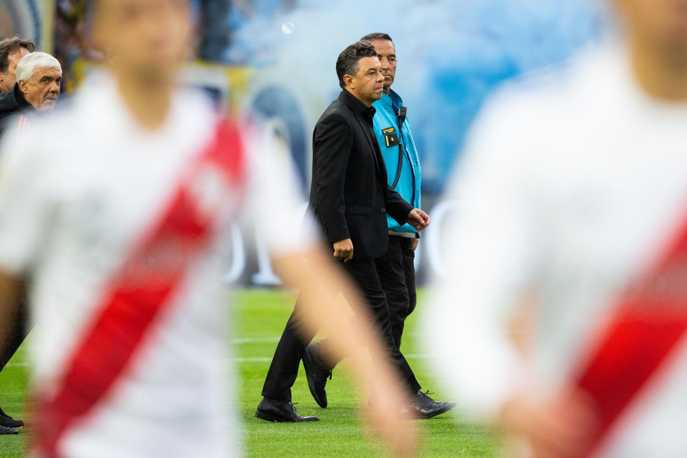 Imagen Marcelo Gallardo, en su Superclásico número 26 como entrenador de River (Gonzalo Colini)