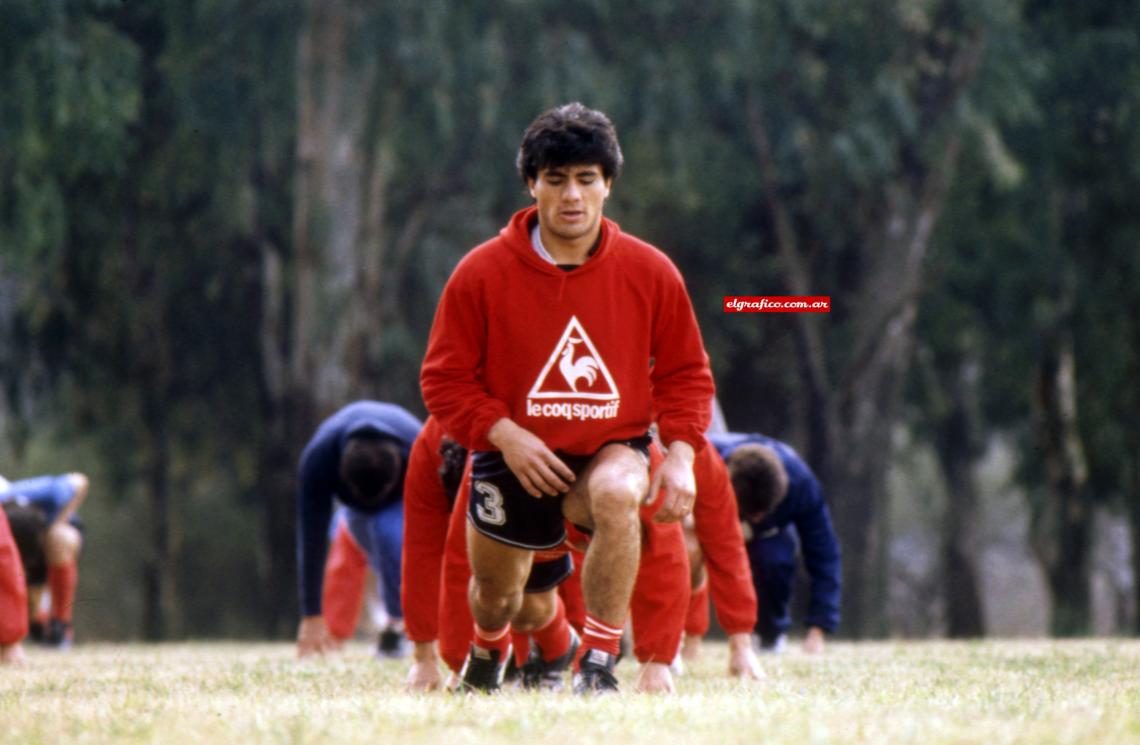 Imagen Entrenando en la Selección.