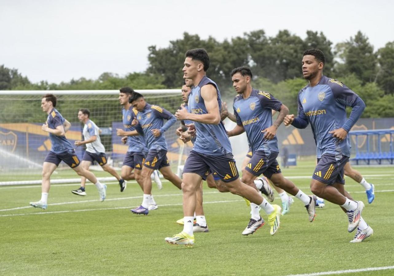 Imagen El plantel de Boca comenzó la pretemporada este jueves.