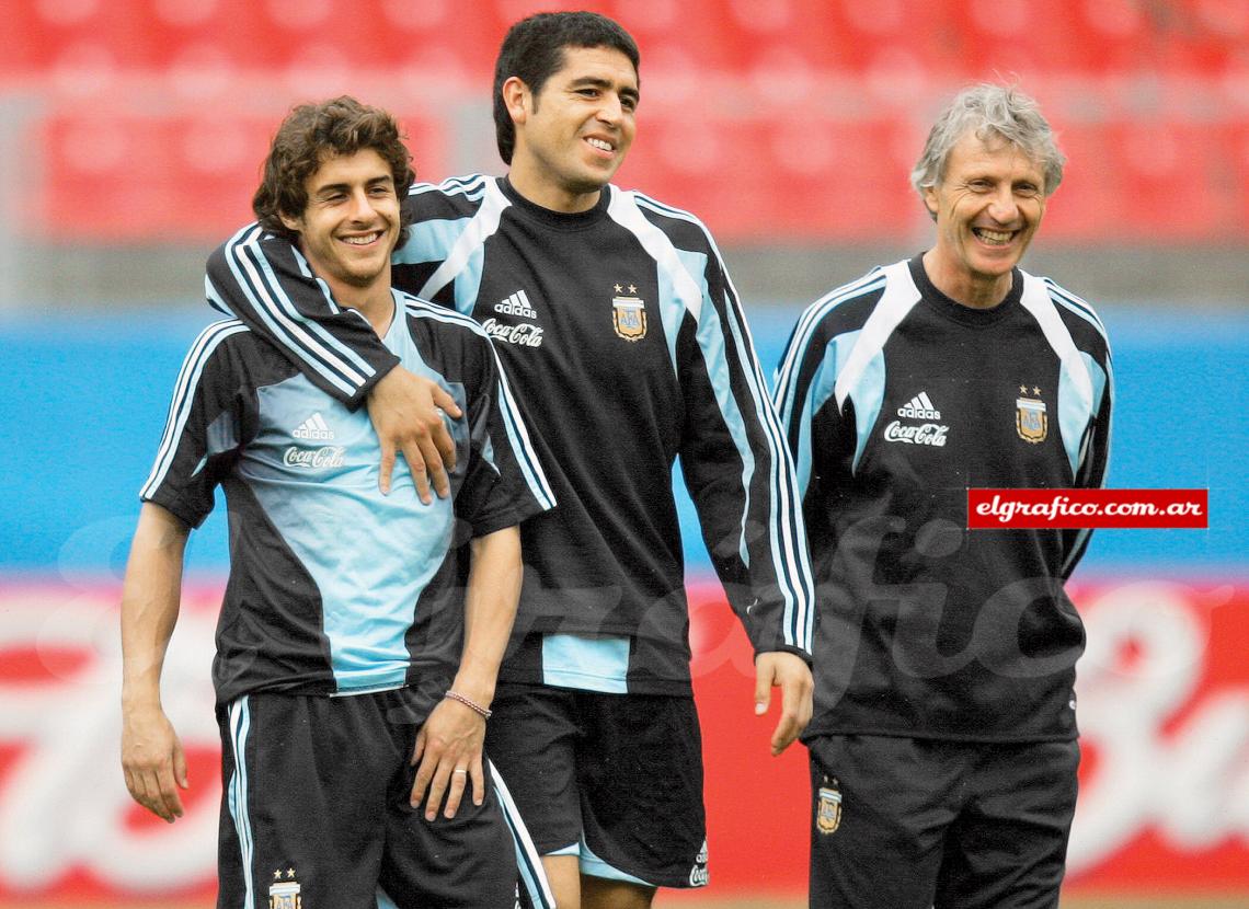 La dupla. Con Aimar a pleno, Román tiene el socio ideal para hacer feliz a José.