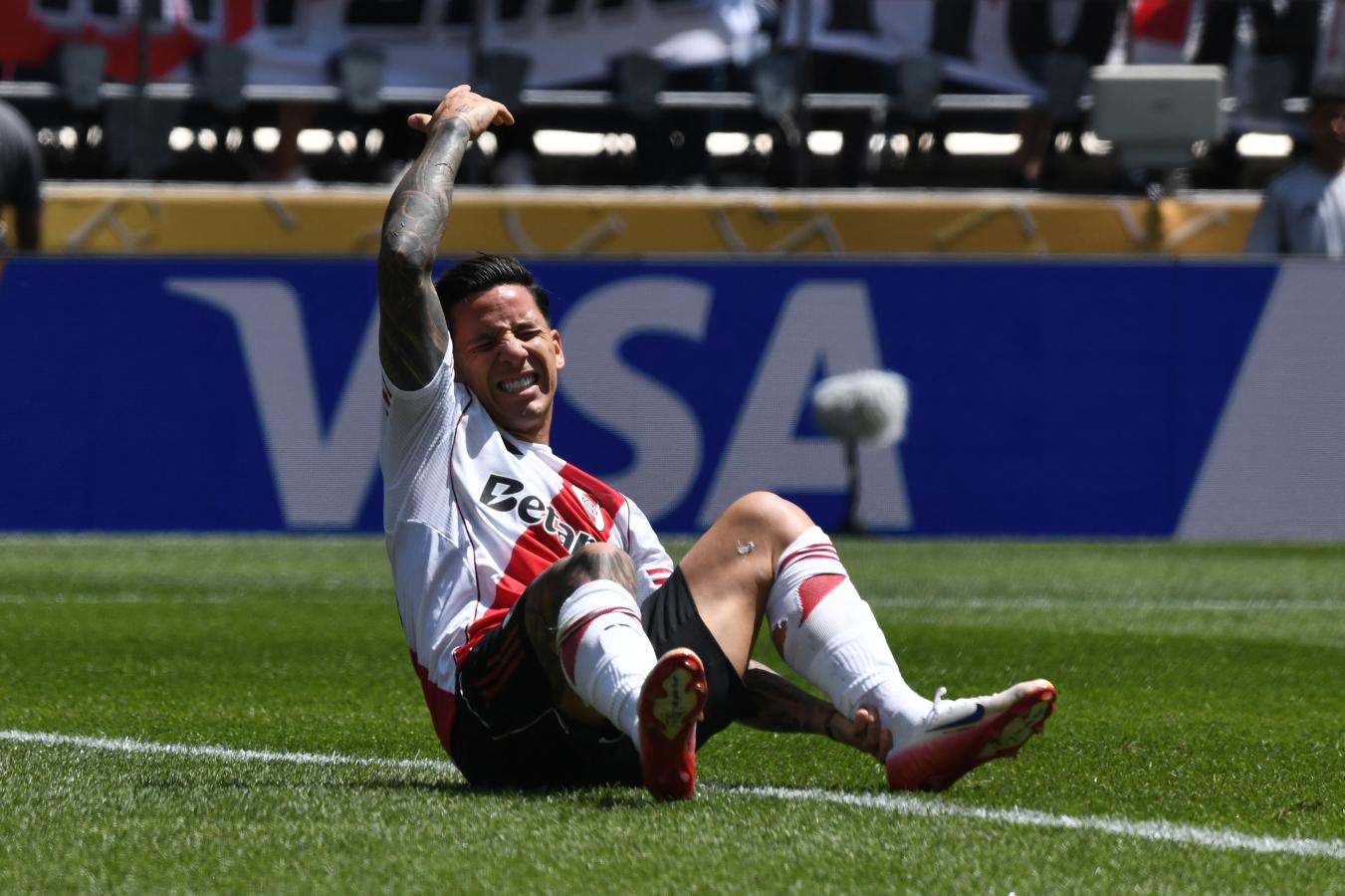 Imagen Driussi salió lesionado en el primer partido del Mundial de Clubes. Foto: AFP