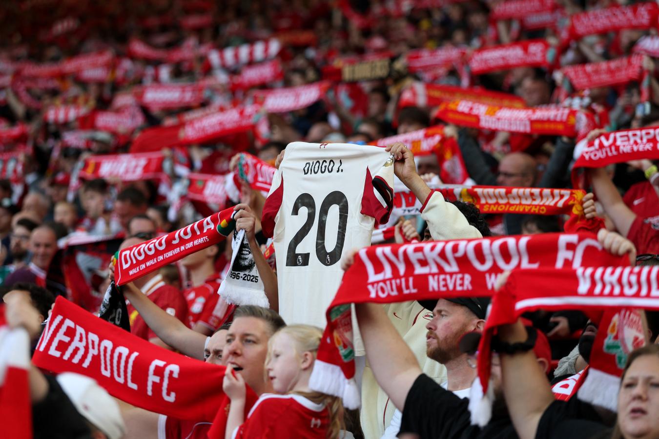 Imagen Diogo Jota, siempre presente en Anfield.