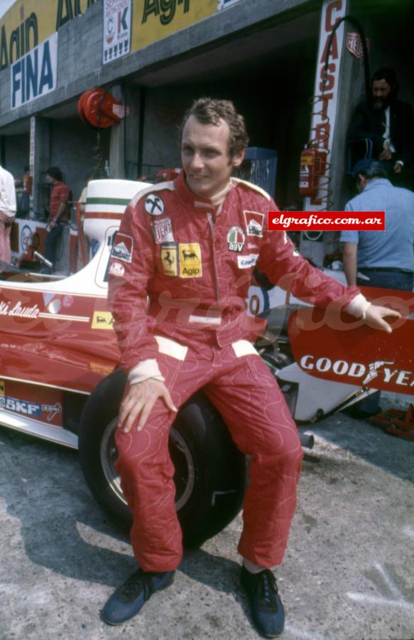 Corrió en Ferrari desde 1974 hasta 1977. Obtuvo dos títulos con la escudería italiana.