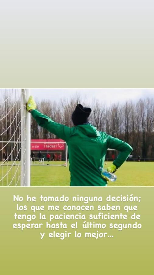 Imagen El mensaje de Marcelo Barovero en su Instagram.
