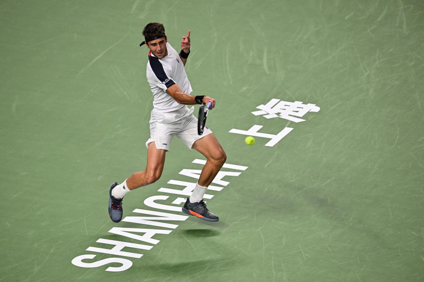 Imagen Etcheverry cayó ante Zhang. Foto: AFP