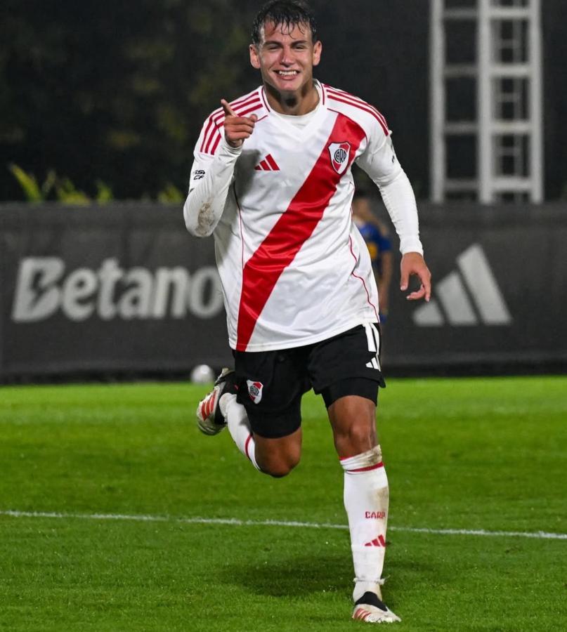 Imagen De la Reserva a Primera. Joaquín Freitas tiene mucho futuro en River.