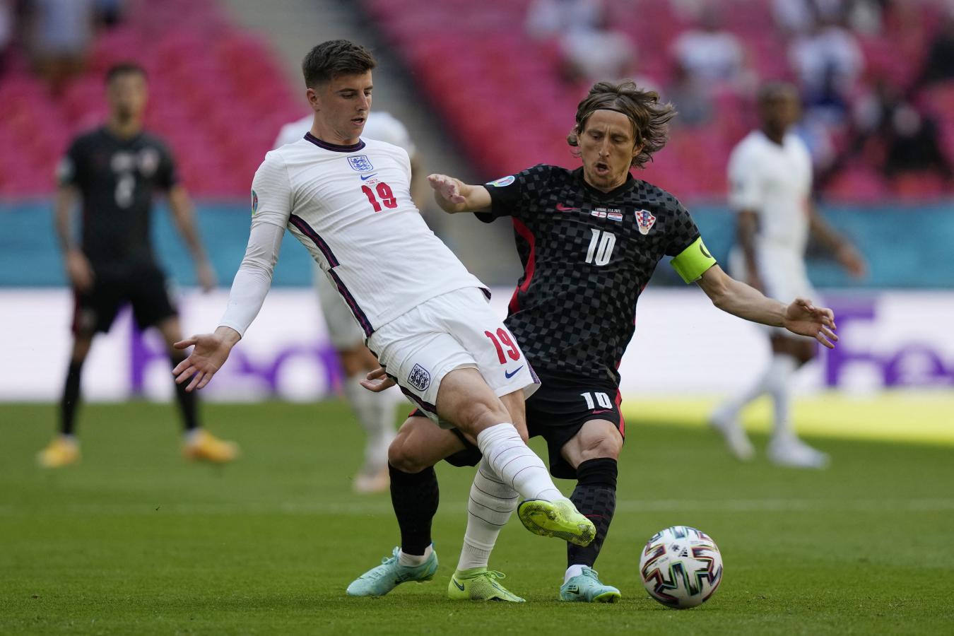 Imagen Luca Modric, estandarte de la selección Croata. Foto Frank Augstein ⁄ POOL ⁄ AFP