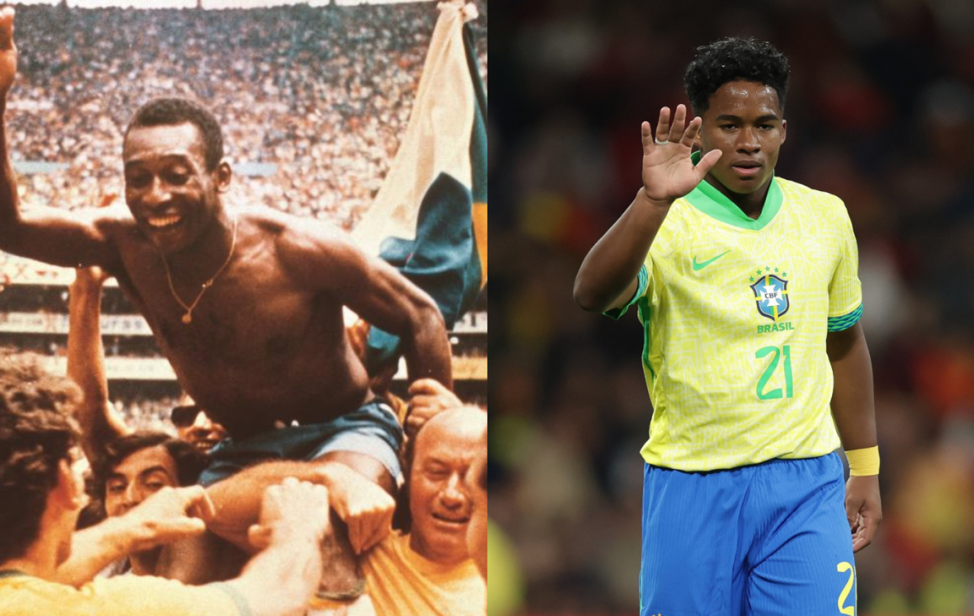 Imagen de El récord de Pelé que igualó Endrick en Brasil