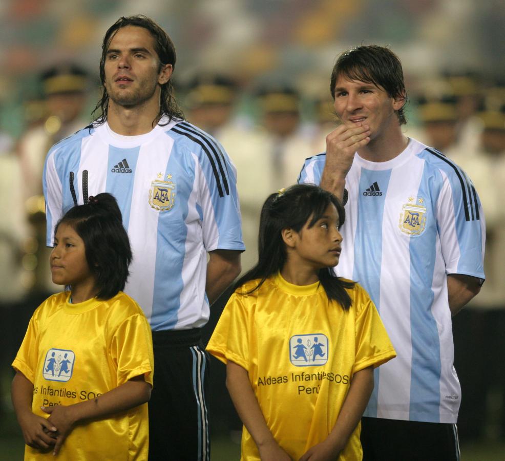 Imagen Messi en Lima, por las Eliminatorias rumbo a Sudáfrica 2010 (FOTOBAIRES)