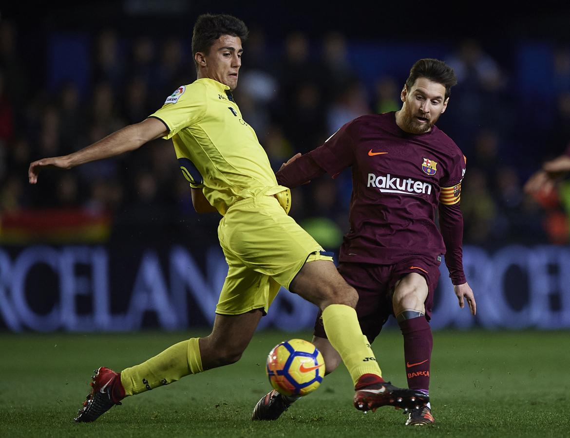 Imagen Rodri y Messi, frente a frente en la La Liga de España.
