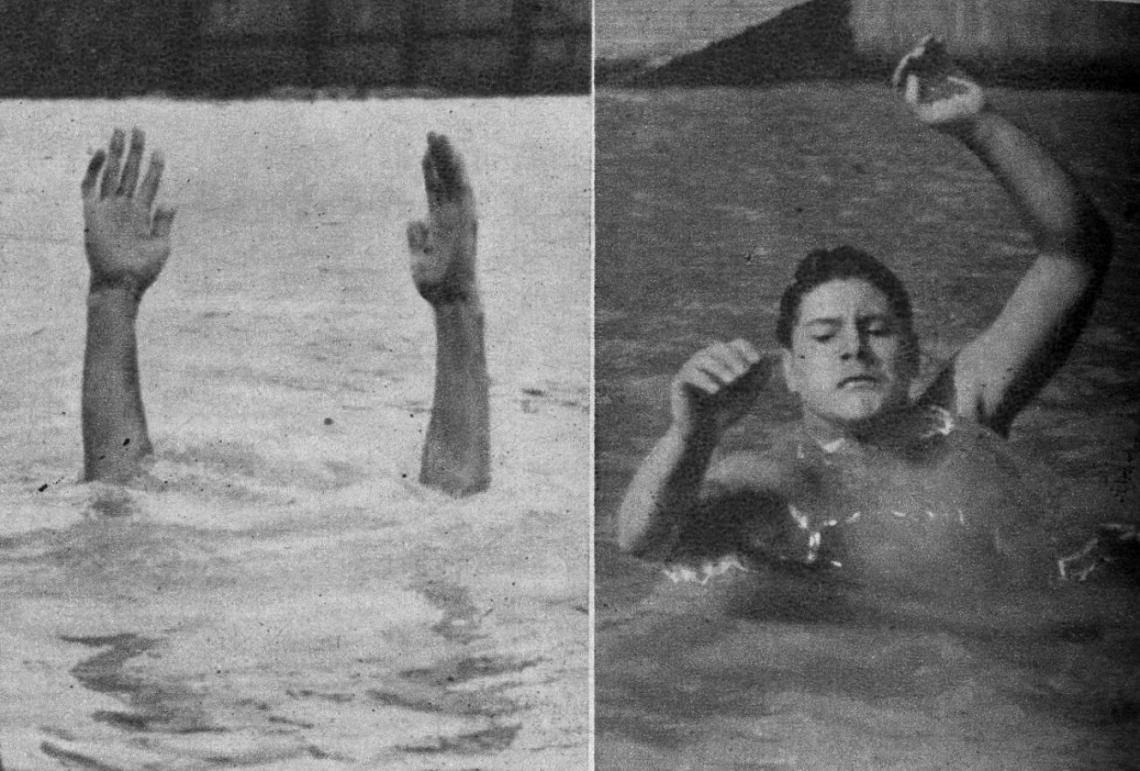 Imagen Causa de accidentes dramáticos son las caídas en los canales y en las hondonadas de los arroyos. El bañista confiado resbala por la pendiente, pierde pie y se ahoga. Es imprescindible conocer bien el lugar elegido para bañarse.