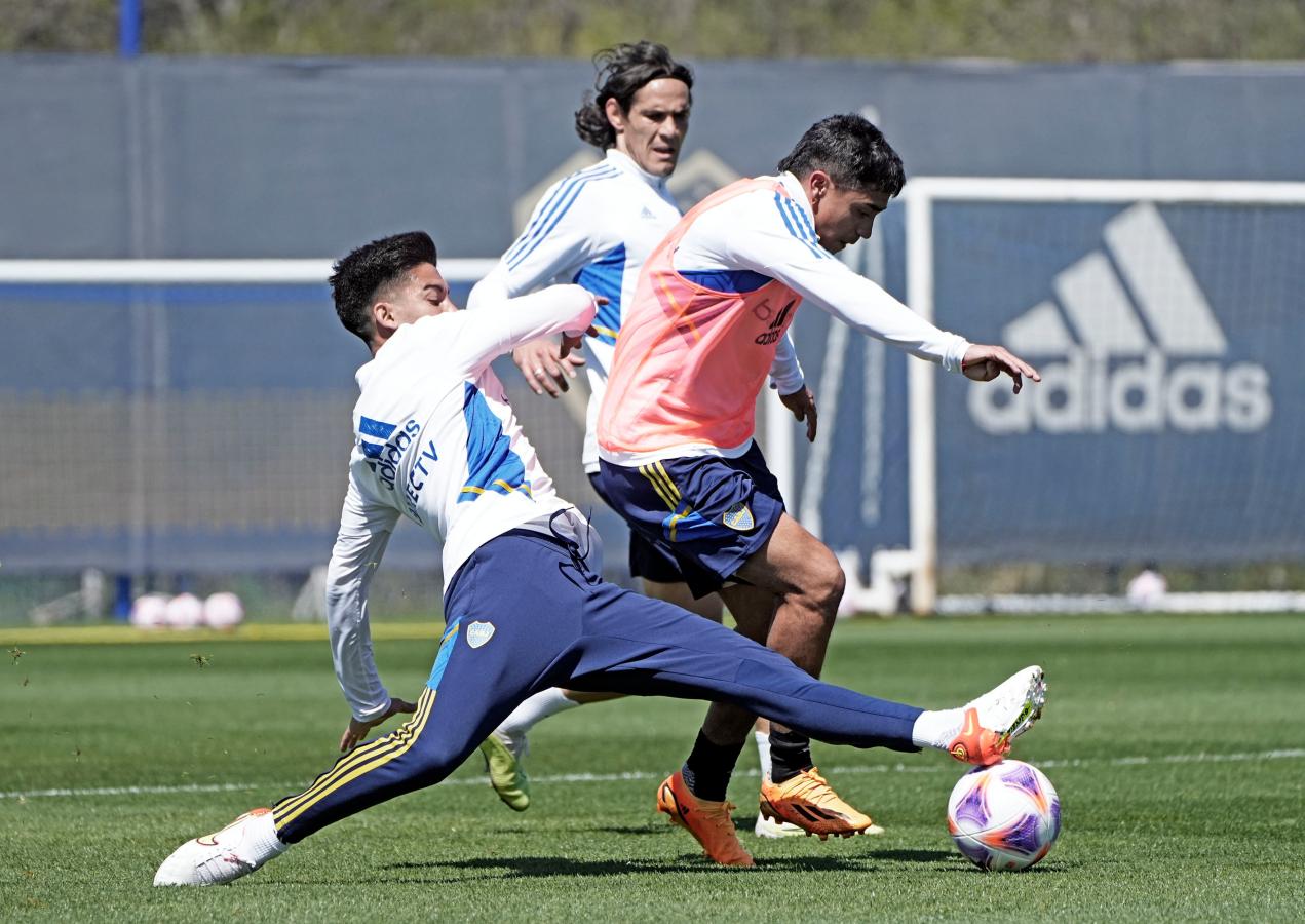 Imagen Luca Langoni realizó fútbol con el resto del plantel.
