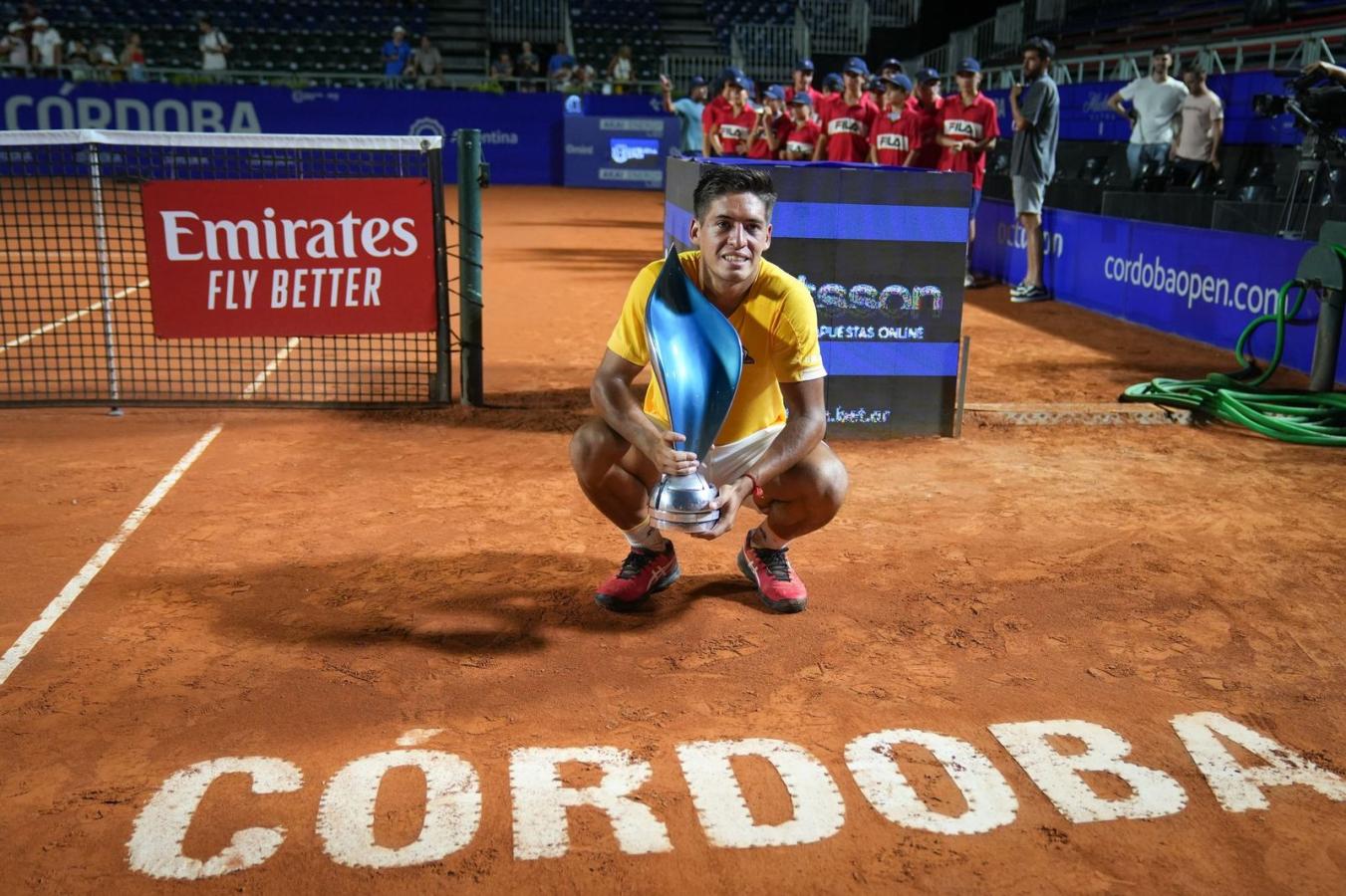 Imagen Sebastián Báez, el ganador del Córdoba Open 2023.