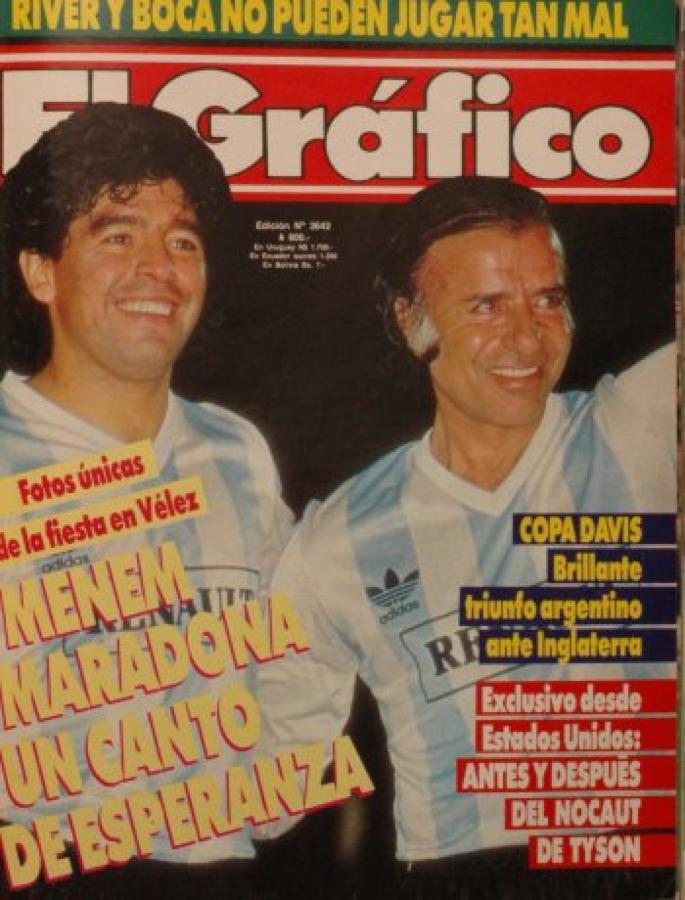 Imagen Tapa de El Gráfico del 25 de julio de 1989 